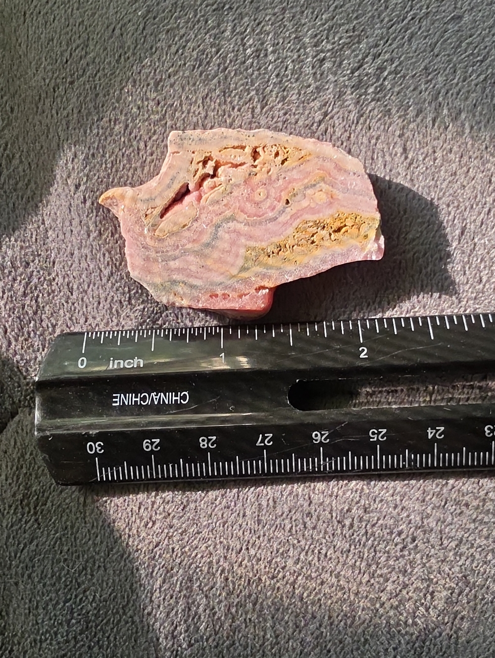 Natural Rhodochrosite Specimen – Raw Banded Crystal